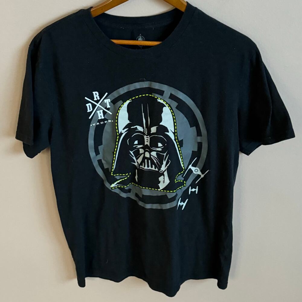 Darth Vader Star Wars Black Shirt Disney Large